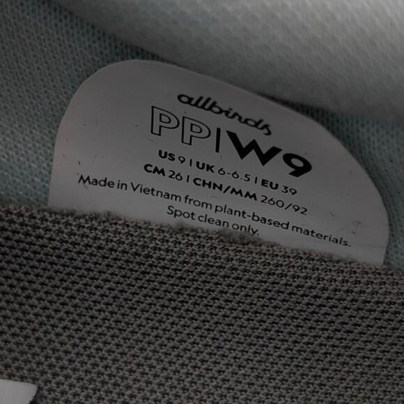 Allbirds Plant Pacer Sneaker Shoes Lace-Up Women's Dreamy Green Size US9 EU39 - Picture 7 of 11